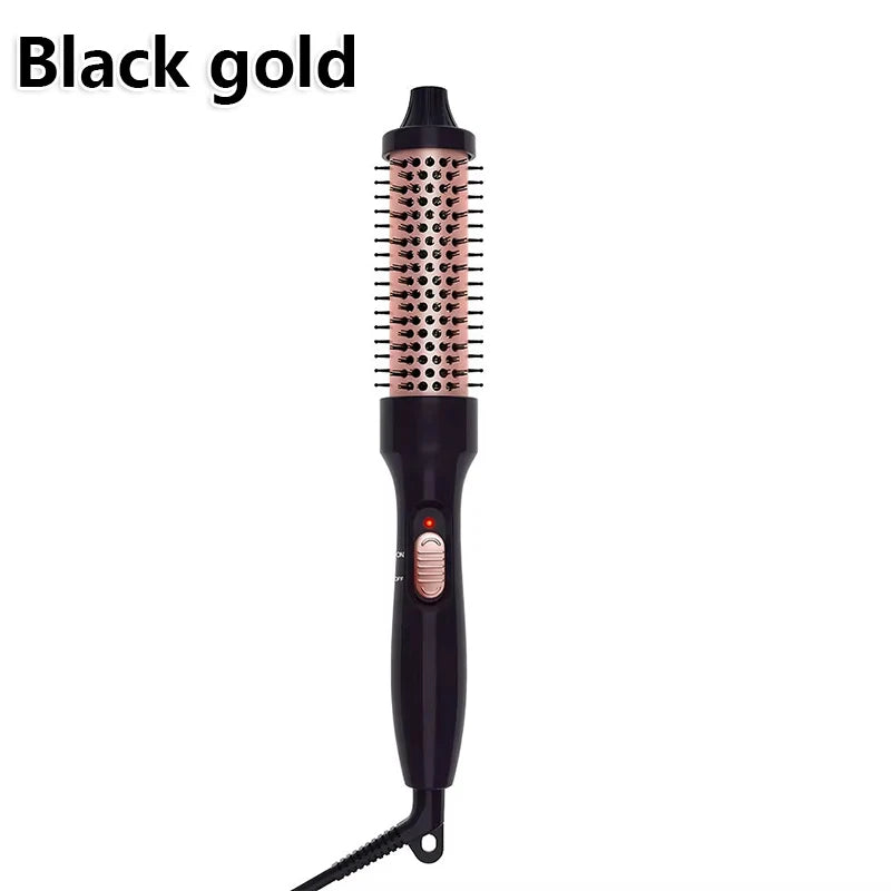 PTC Heated Curling Iron Brush 32mm Thermal Round Brush Anti Scald Hair Styler Volumizing Curler for Home Salon Use