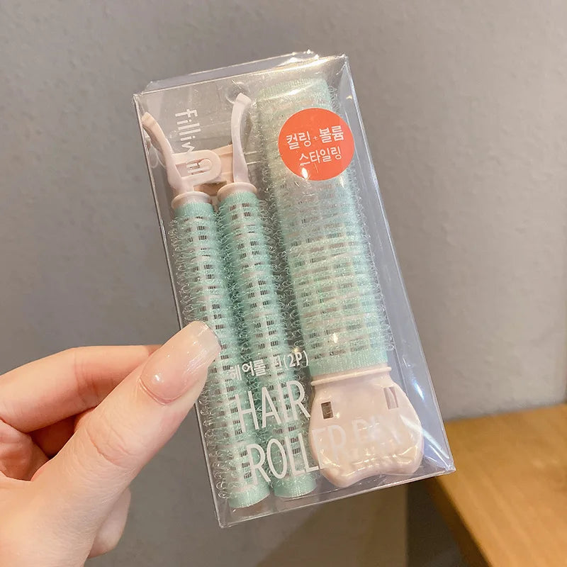 Bangs curling Irons Lazy Hair Rollers Fluffy Styling Clips Air overnight Curling heatless curler DIY Hair Styling accessories