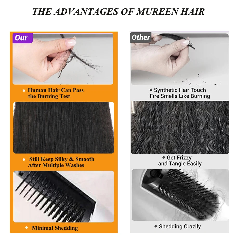 250% Density Bob Wig Human Hair 13x4 HD Lace Front Wigs Human Hair Glueless Straight Lace Frontal Human Hair Wigs for Women